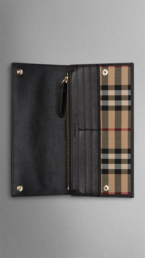 burberry check tb card holder wallet|Burberry continental wallet.